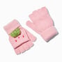 Pink Strawberry Convertible Gloves,