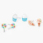 Silver Dessert Stud Earrings - 3 Pack,