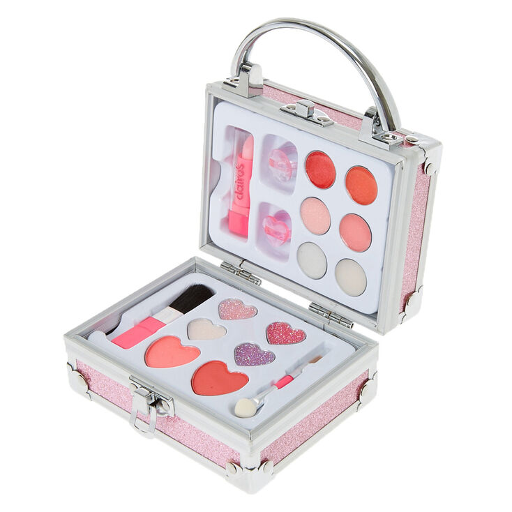 Claire's Club Pink Glitter Lock Box Makeup Set