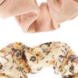 Small Dusty Floral Hair Scrunchies - Pink, 2 Pack,