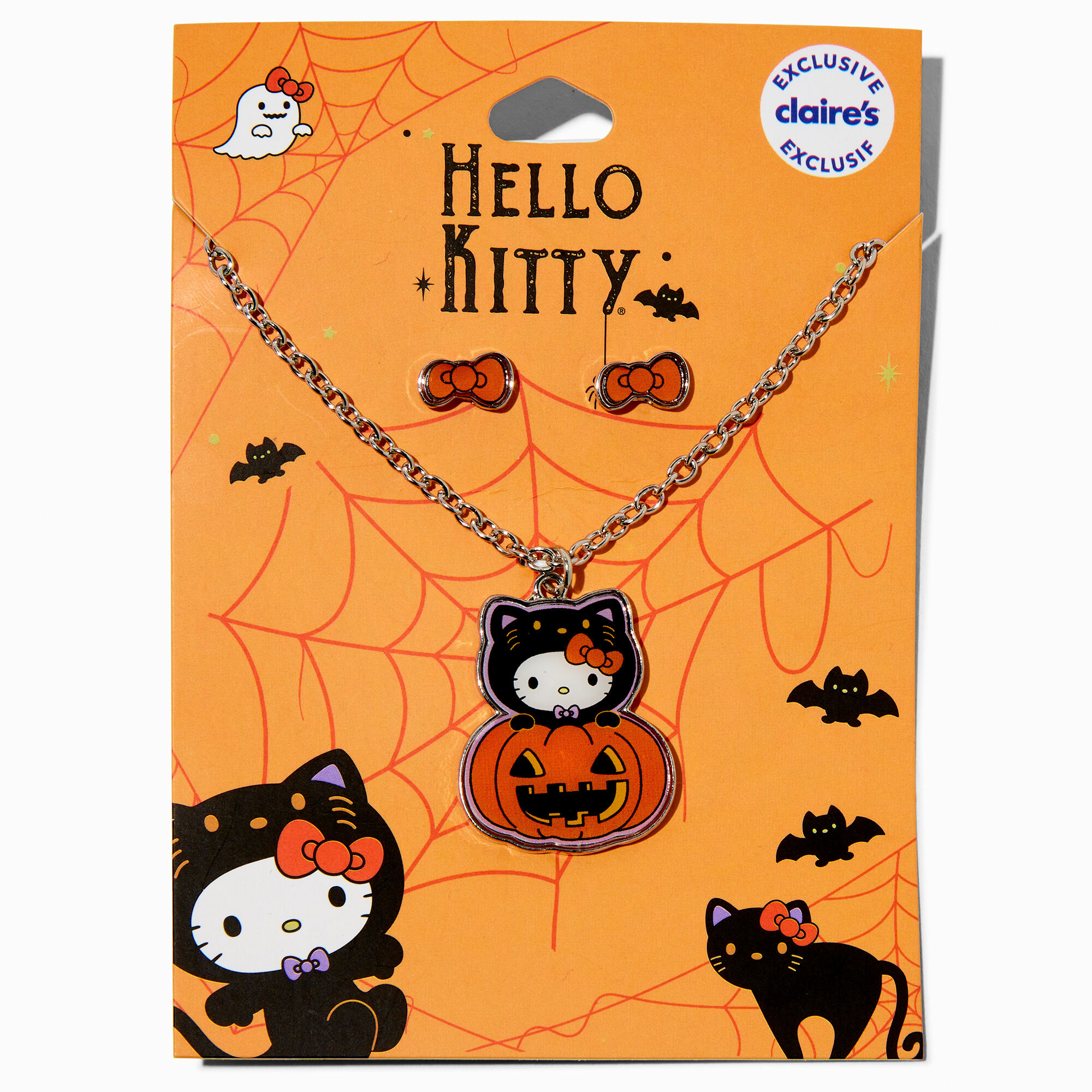 Claire's Parure de bijoux Halloween en exclusivité chez Claire’s Hello Kitty®