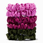 Rust Silky Hair Scrunchies - 6 Pack,