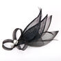Barrette &agrave; cheveux bibi goutte ornement&eacute;e - Noir,