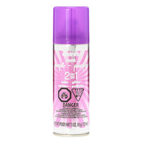 Neon Glitter 2 in 1 Temporary Hair Color Spray - Purple,