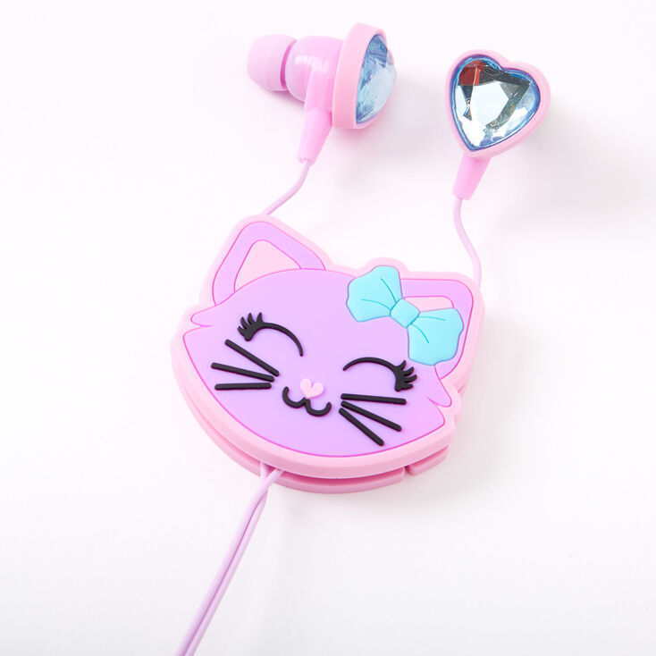 Cat Hearts Earbuds &amp; Winder Set,