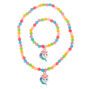 Claire&#39;s Club Rainbow Unicorn Beaded Jewelry Set - 2 Pack,
