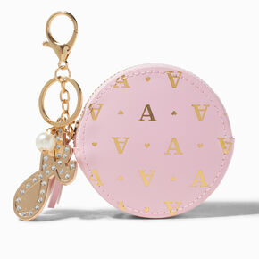 Golden Initial Coin Purse - A,