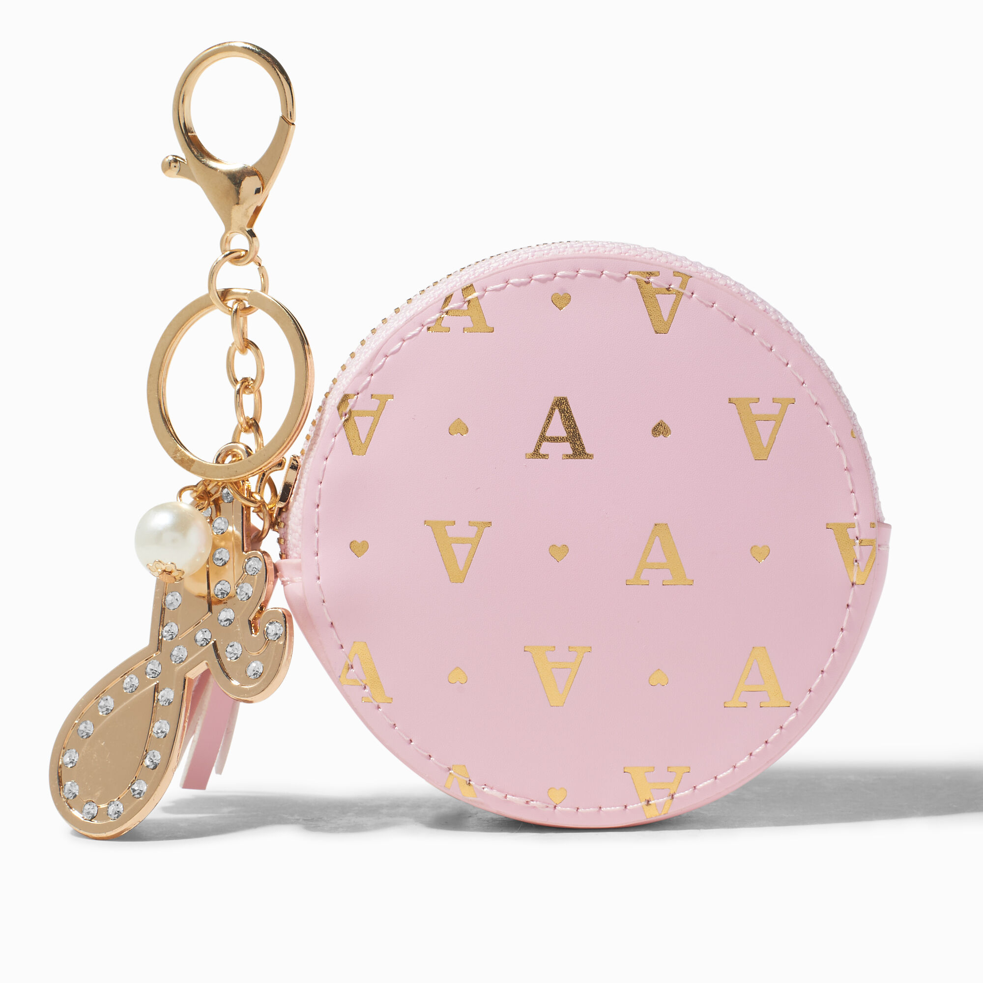 View Claires en Initial Coin Purse A Gold information