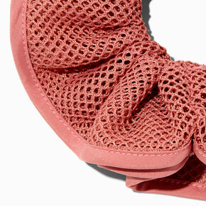 Mauve Mesh Hair Scrunchie,