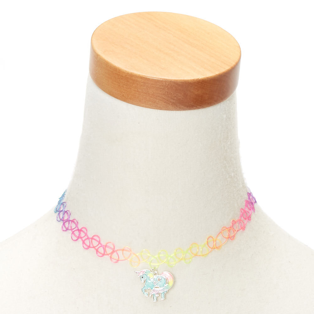Unicorn choker top necklace