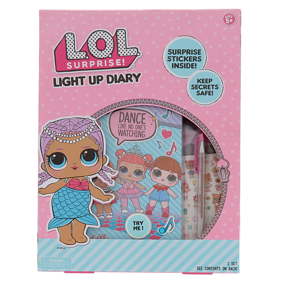 lol surprise light up diary