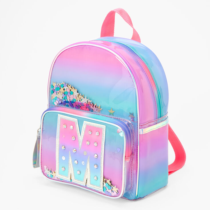 Ombre Shaker Initial Mini Backpack - M,