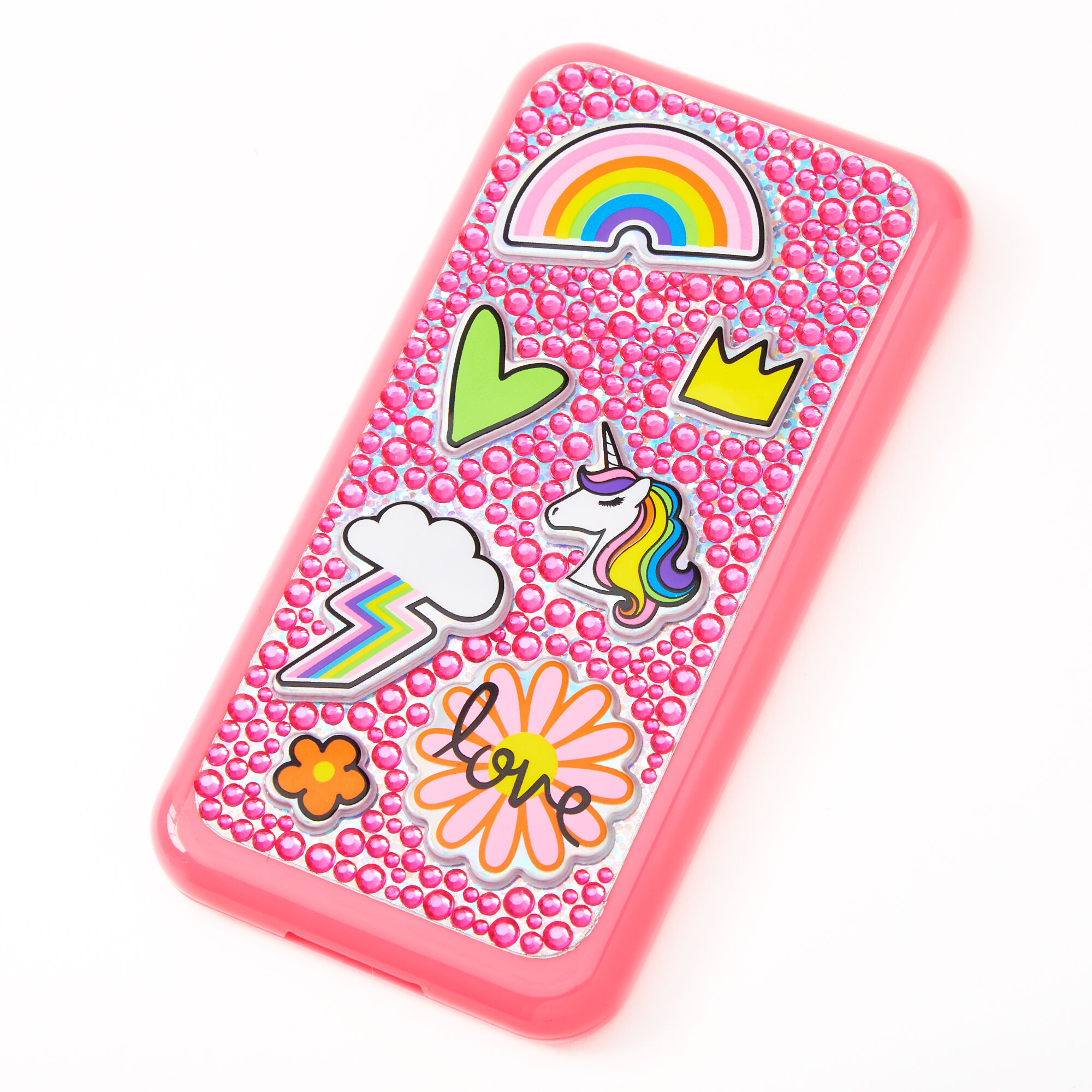 Team Rainbow Cell Phone Bling Makeup Set - Pink,