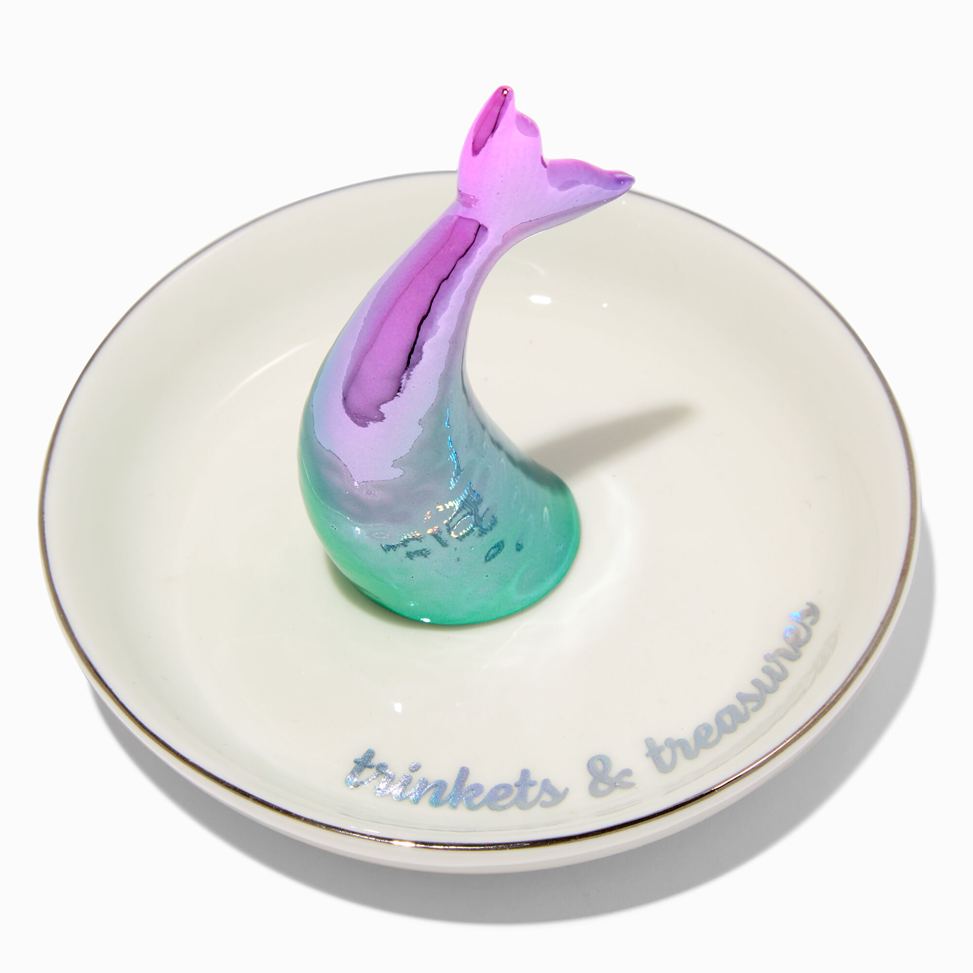 Mermaid tail trinket dish sale