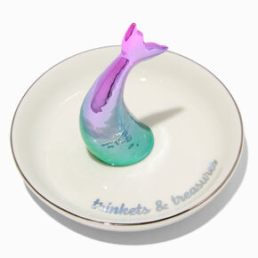 Iridescent Mermaid Tail Trinket Dish,