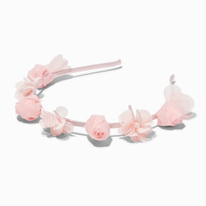Blush Pink Floral Embellished Headband,
