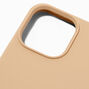 Solid Taupe Silicone Phone Case - Fits iPhone&reg; 13 Pro,