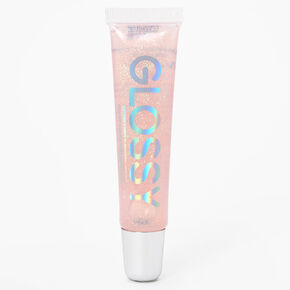 Clear Pink Glossy Lip Gloss,
