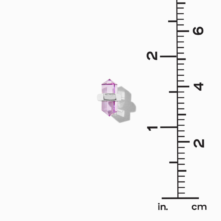 Purple Mystical Gem Stud Earrings,