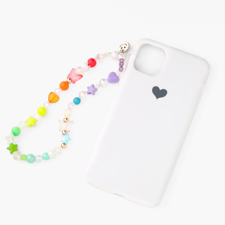 Love Happy Co&trade;  7&#39;&#39; Beaded Phone Chain - Rainbow,
