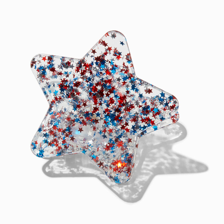 Stars &amp; Stripes Confetti Hair Claw,