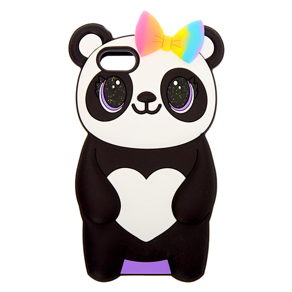 Pretty Panda Silicone Phone Case - Fits iPhone® 6/7/8/SE,