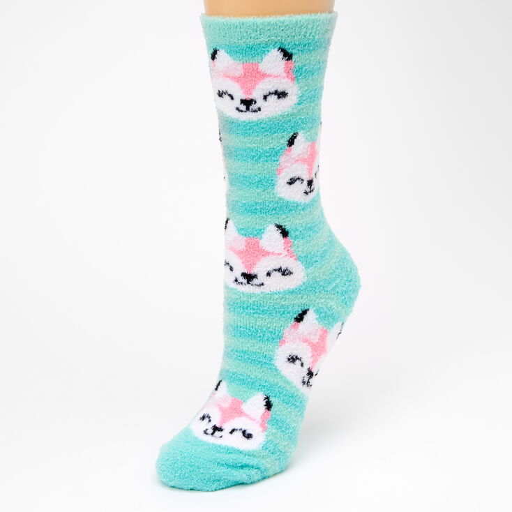 Fox Crew Socks - Blue,