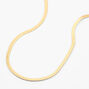 18kt Gold Plated Refined Snake Chain Necklace,