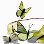 Green Butterfly Crown Headwrap,