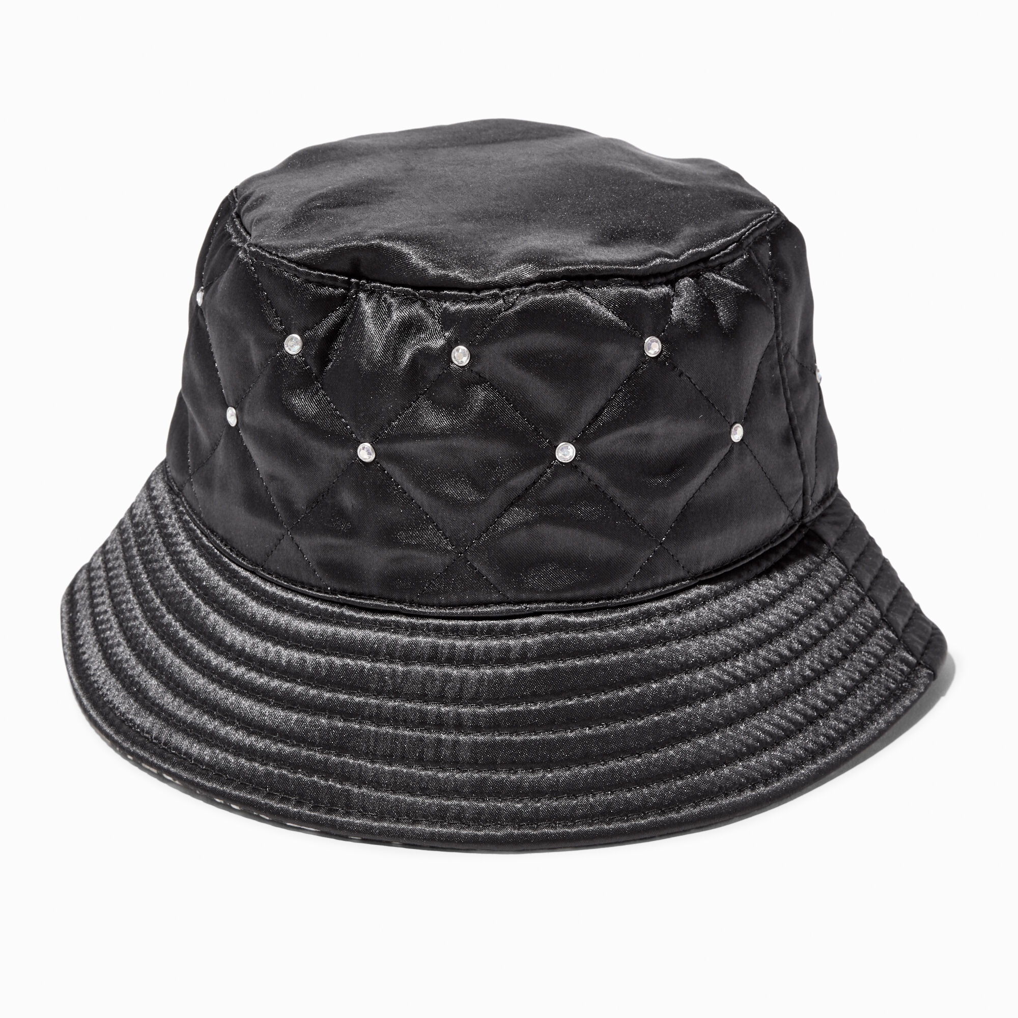 View Claires Club Studded Bucket Hat Black information