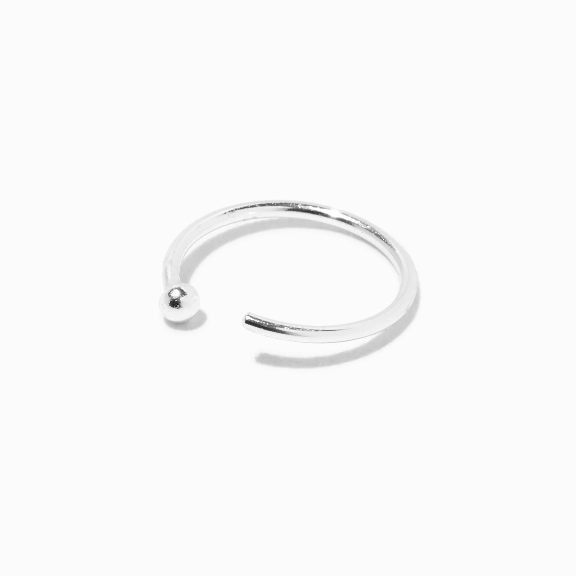 View Claires 22G Classic Nose Ring Silver information