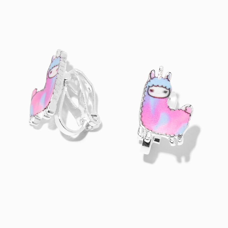 Lala the Llamacorn Clip On Earrings,