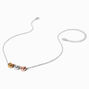 Mixed Metal Cat Pendant Necklace,