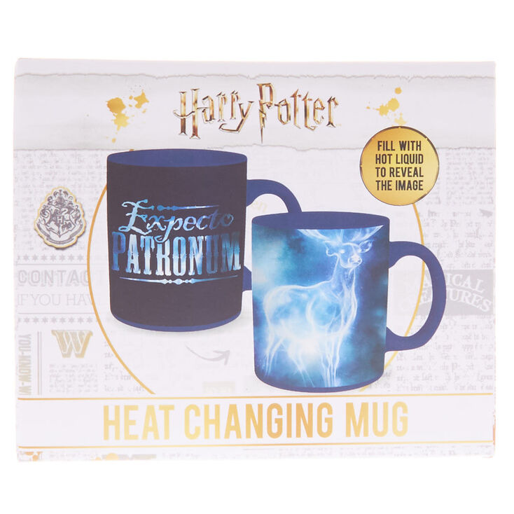 Mug bleu qui change sous l&#39;effet de la chaleur Expecto Patronum de Harry Potter&trade;,