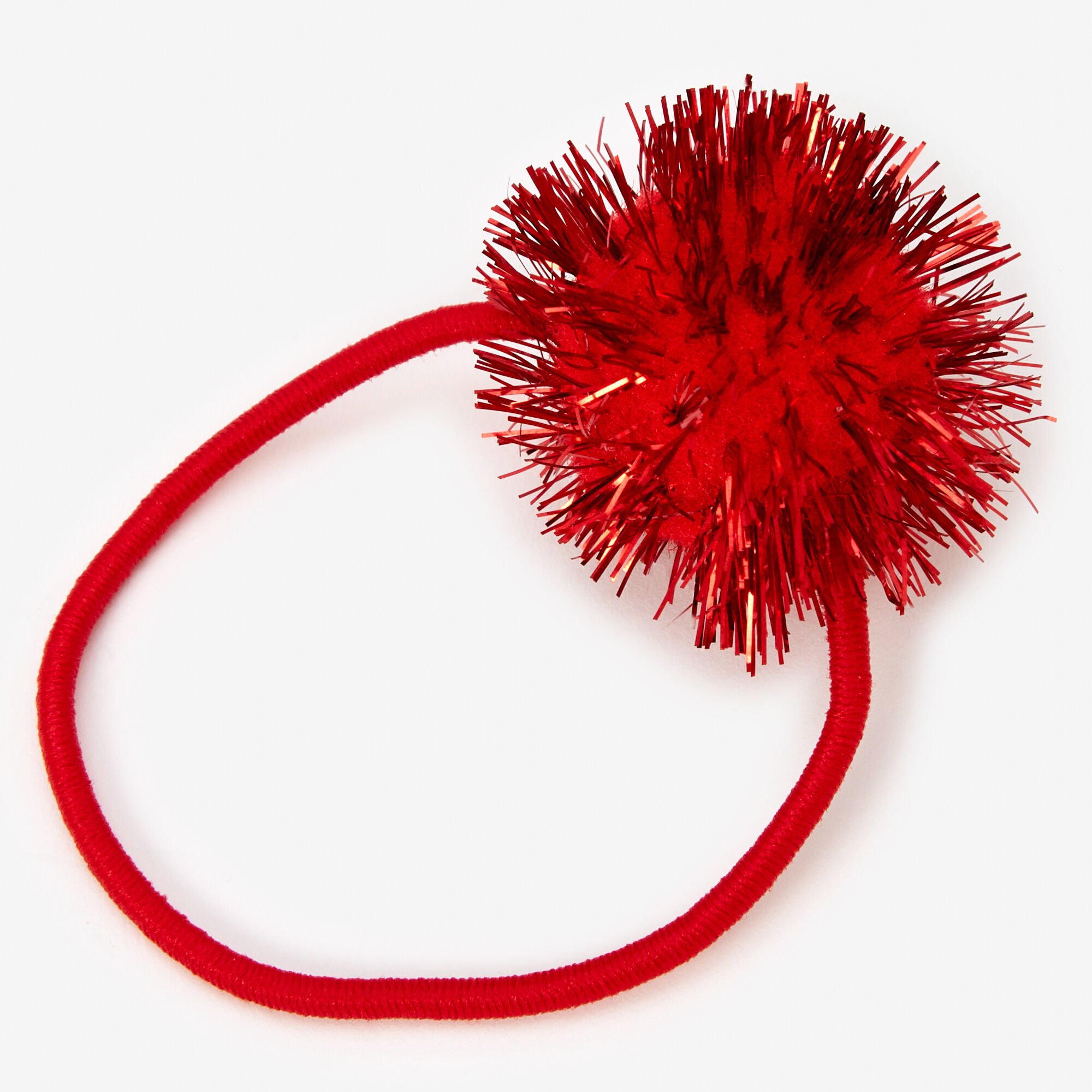 Christmas Pom Hair Ties - 6 Pack,