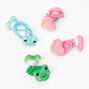 Claire&#39;s Club Glitter Frog Polyresin Hair Ties &#40;4 pack&#41;,