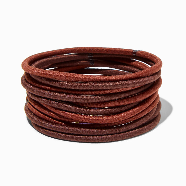 Brown Full Hair XL Hair Ties - 12 Pack,