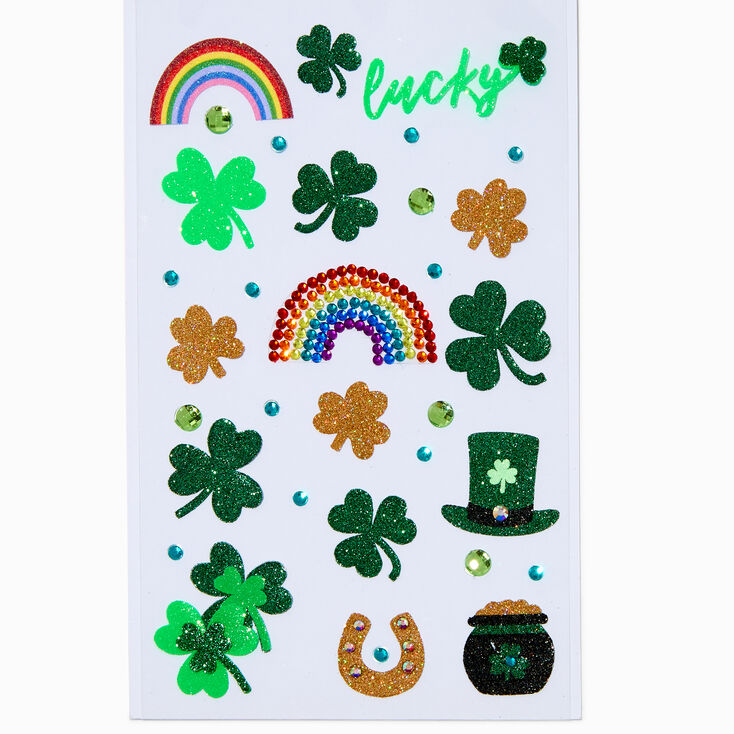 St. Patrick&#39;s Day Lucky Icons Body Stickers,