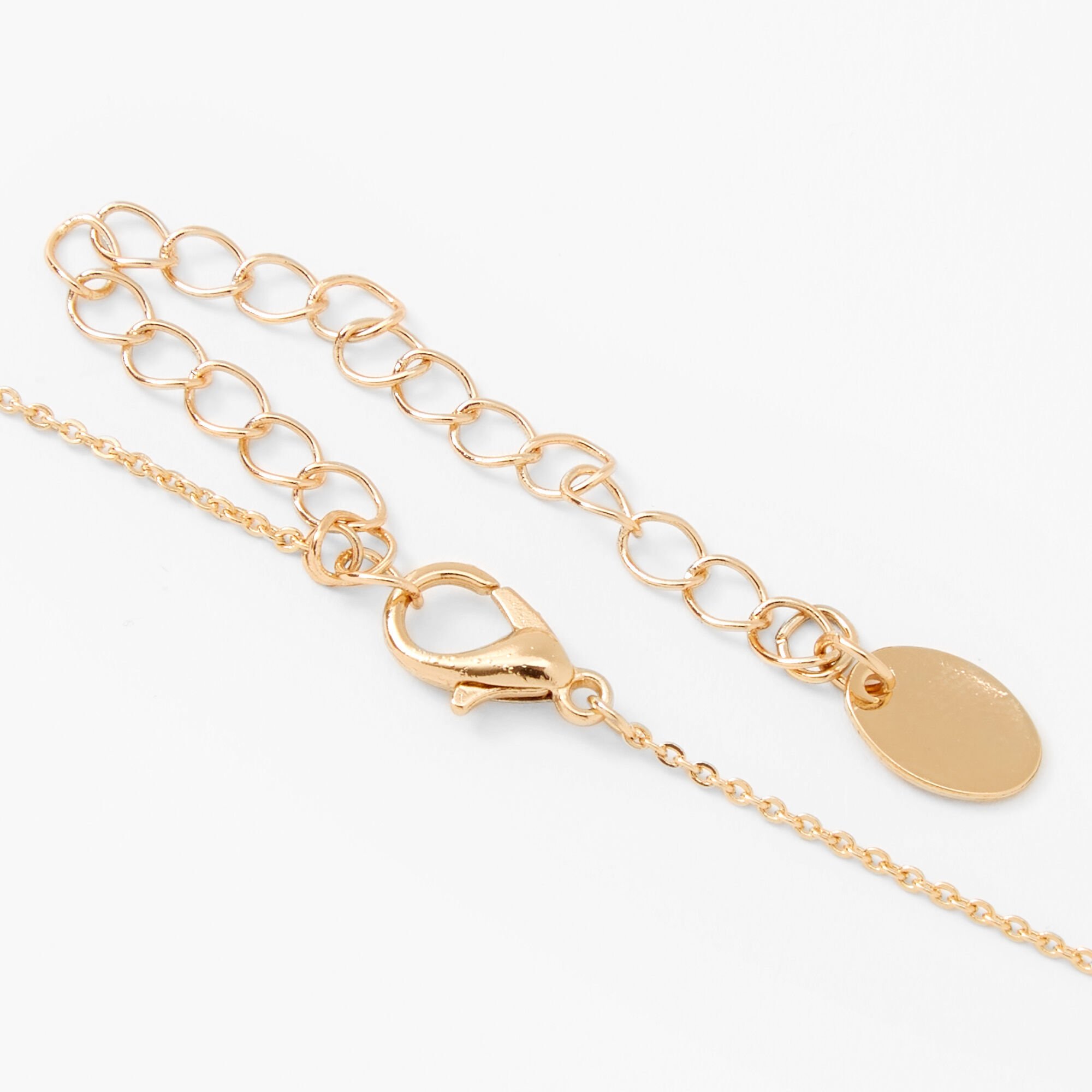 Gold-tone 3D Butterfly Pendant Necklace,