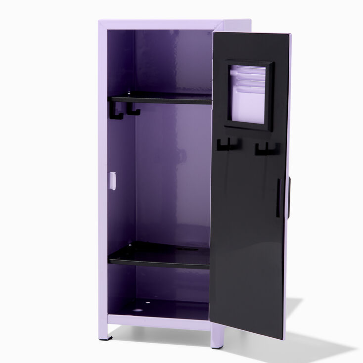 Purple Mini Locker Storage Decor,