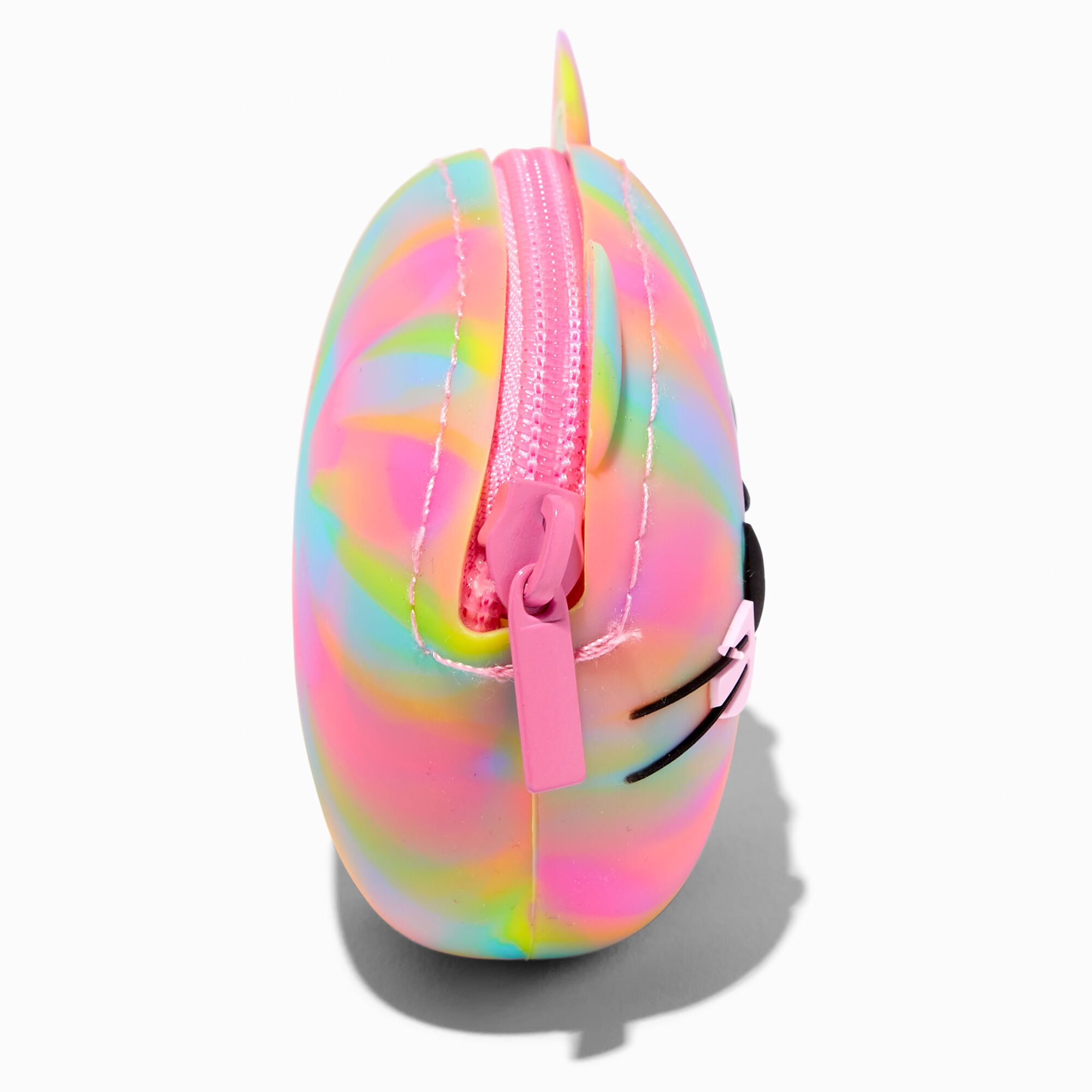 Tie Dye Cat Jelly Coin Purse