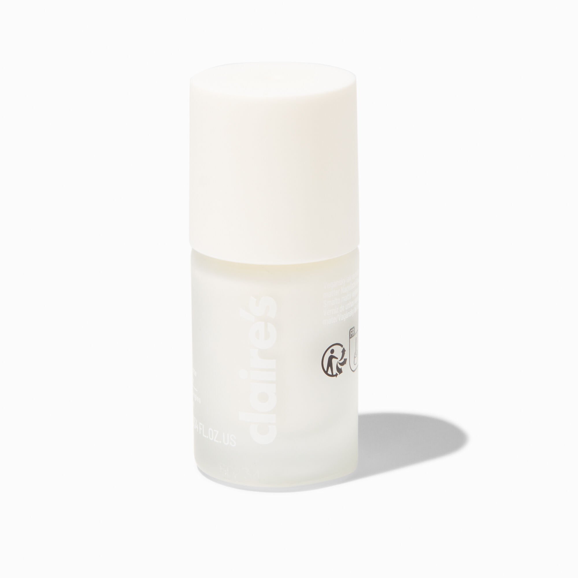 Matte Effect Vegan Nail Polish - White,