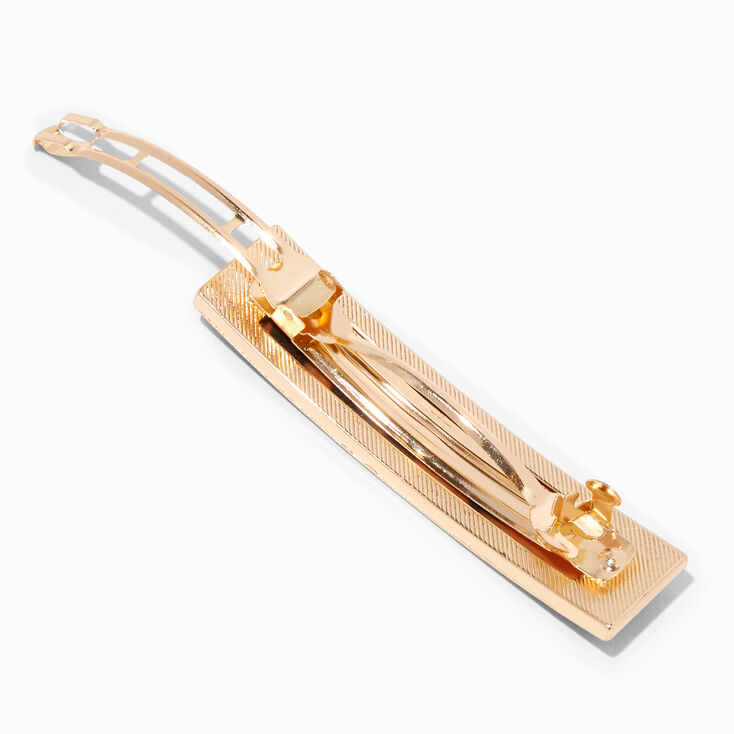 Natural Tortoiseshell Hair Barrette,