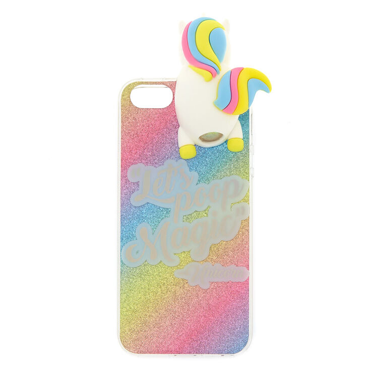 Coque De Portable Licorne En Relief Let S Poop Magic