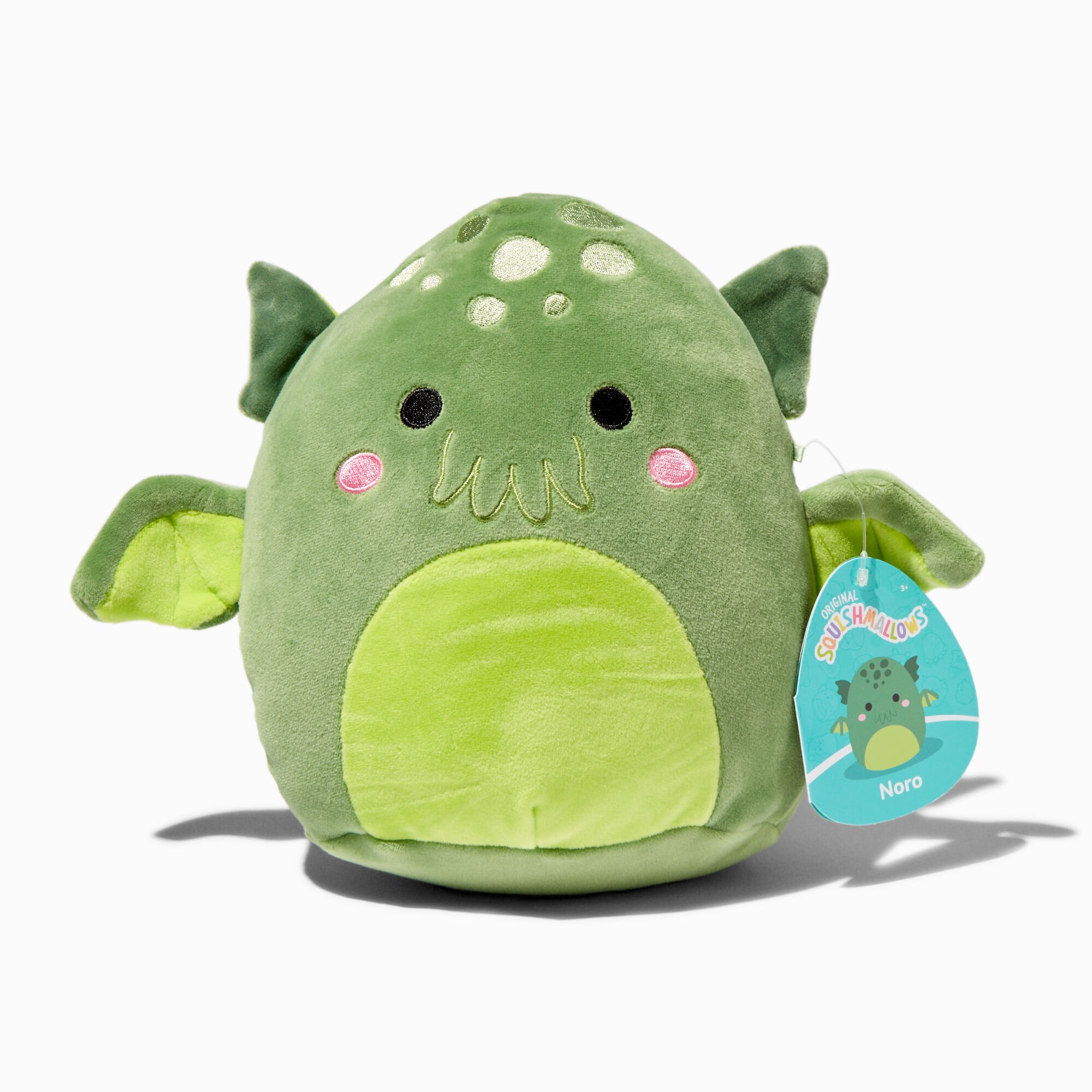 View Claires Squishmallows 8 Noro The Dragon Plush Toy Green information