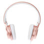Metallic Headphones - Rose Gold,