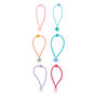Claire&#39;s Club Rainbow Flower Hair Bobbles - 6 Pack,