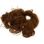 Curly Faux Hair Tie - Brown,