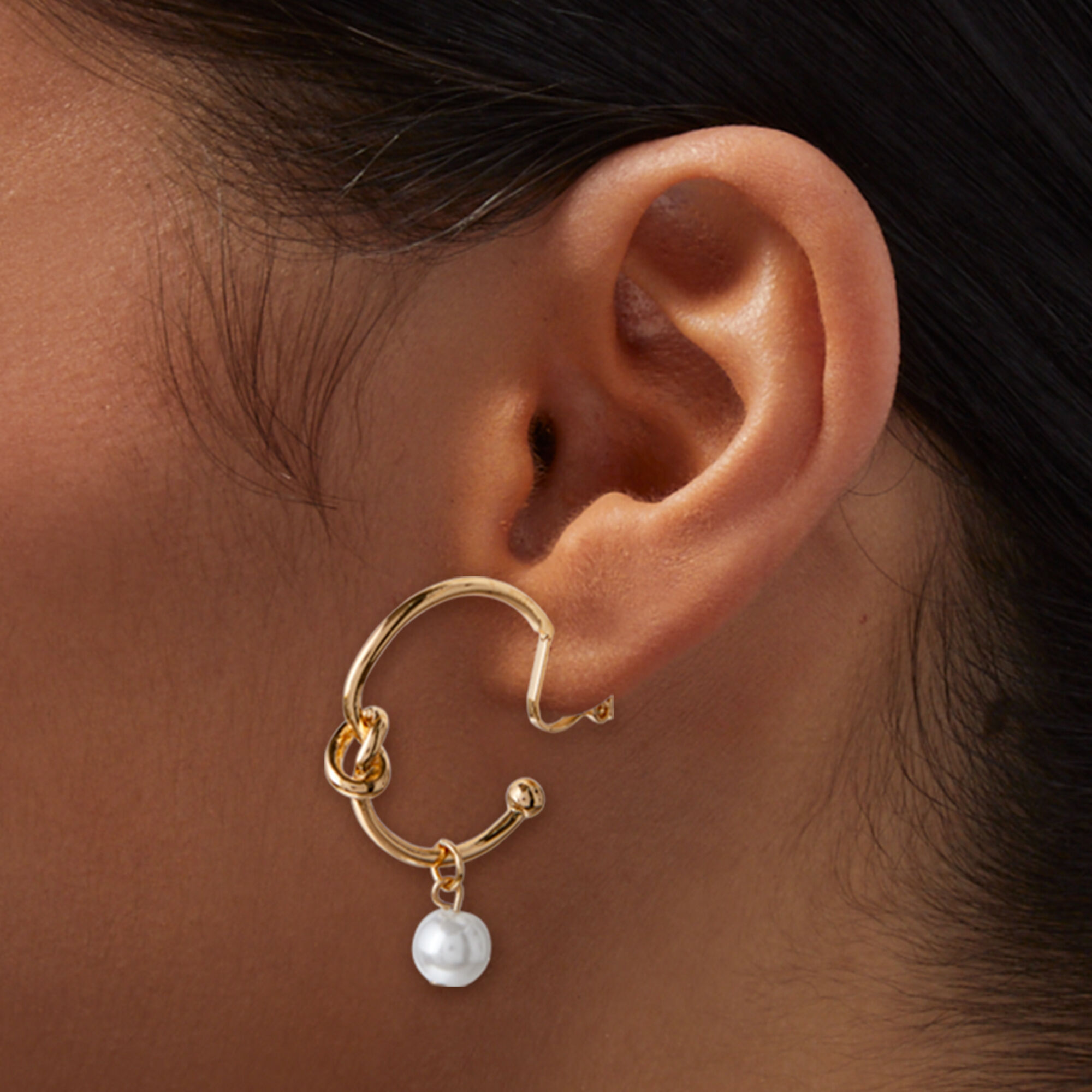 Claire's fake hoop earrings sales
