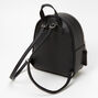 Quilted Small Backpack - Black,